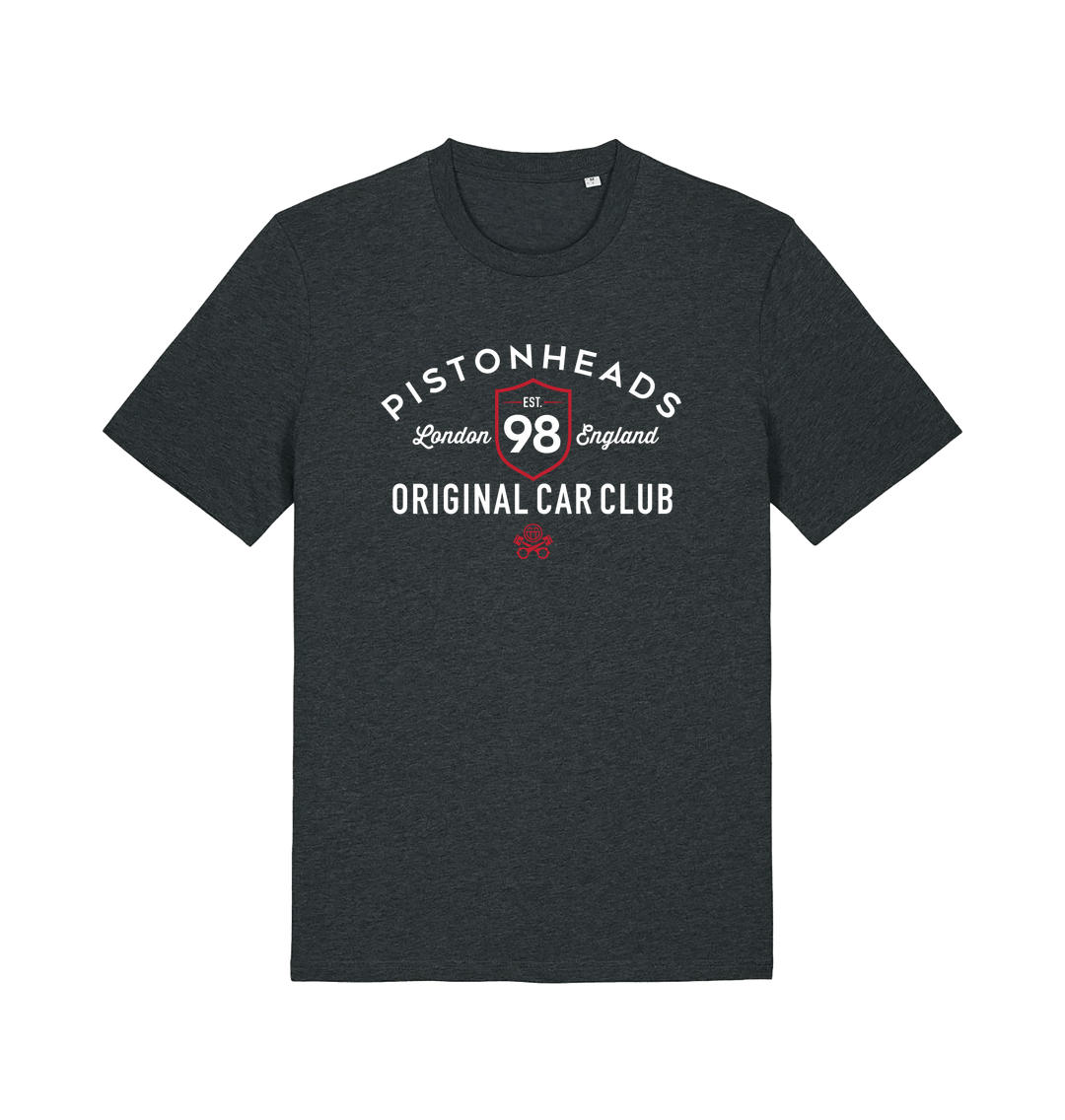 Dark Heather Grey Printed T-shirt Front