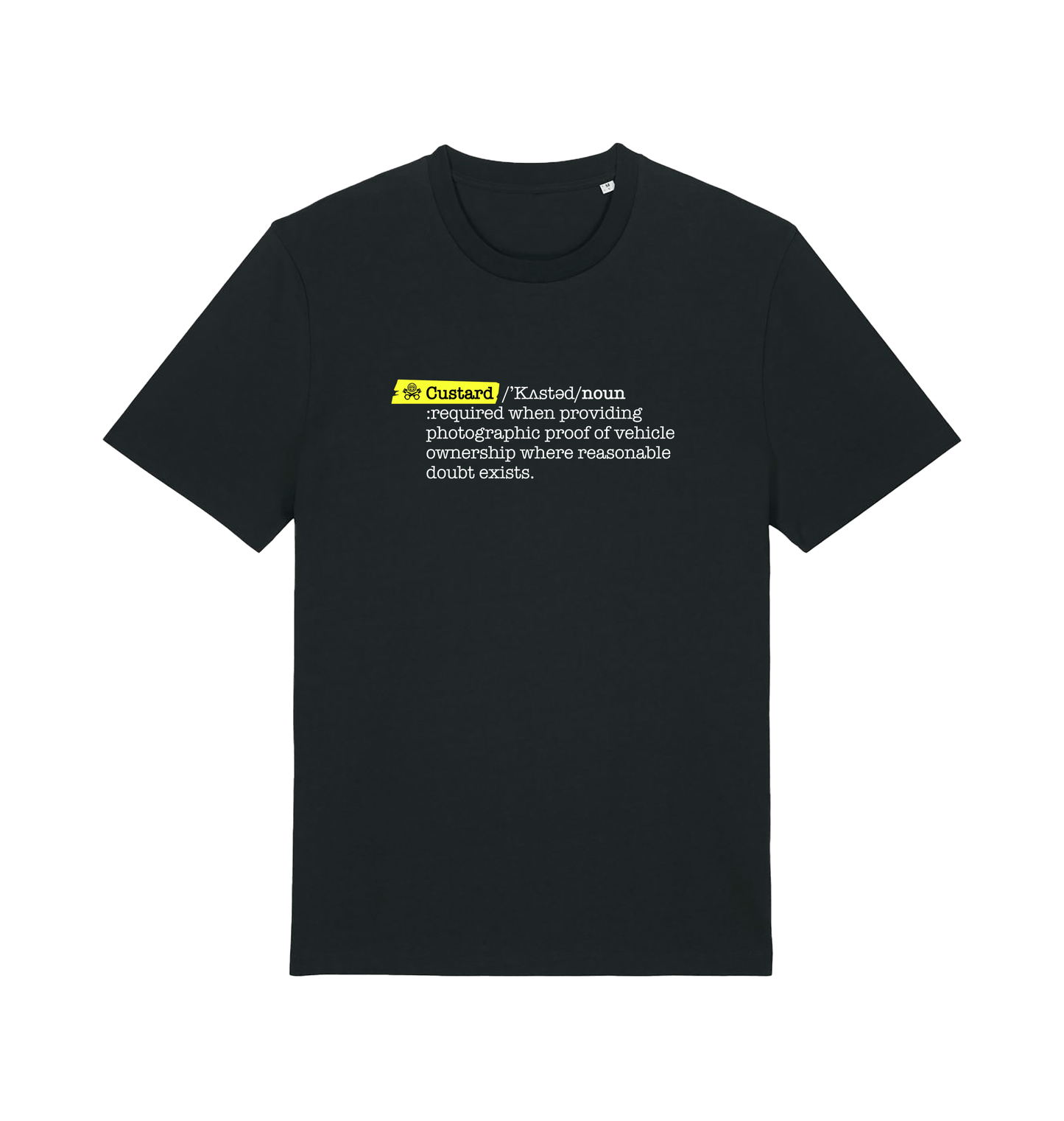 Black Printed T-shirt Front