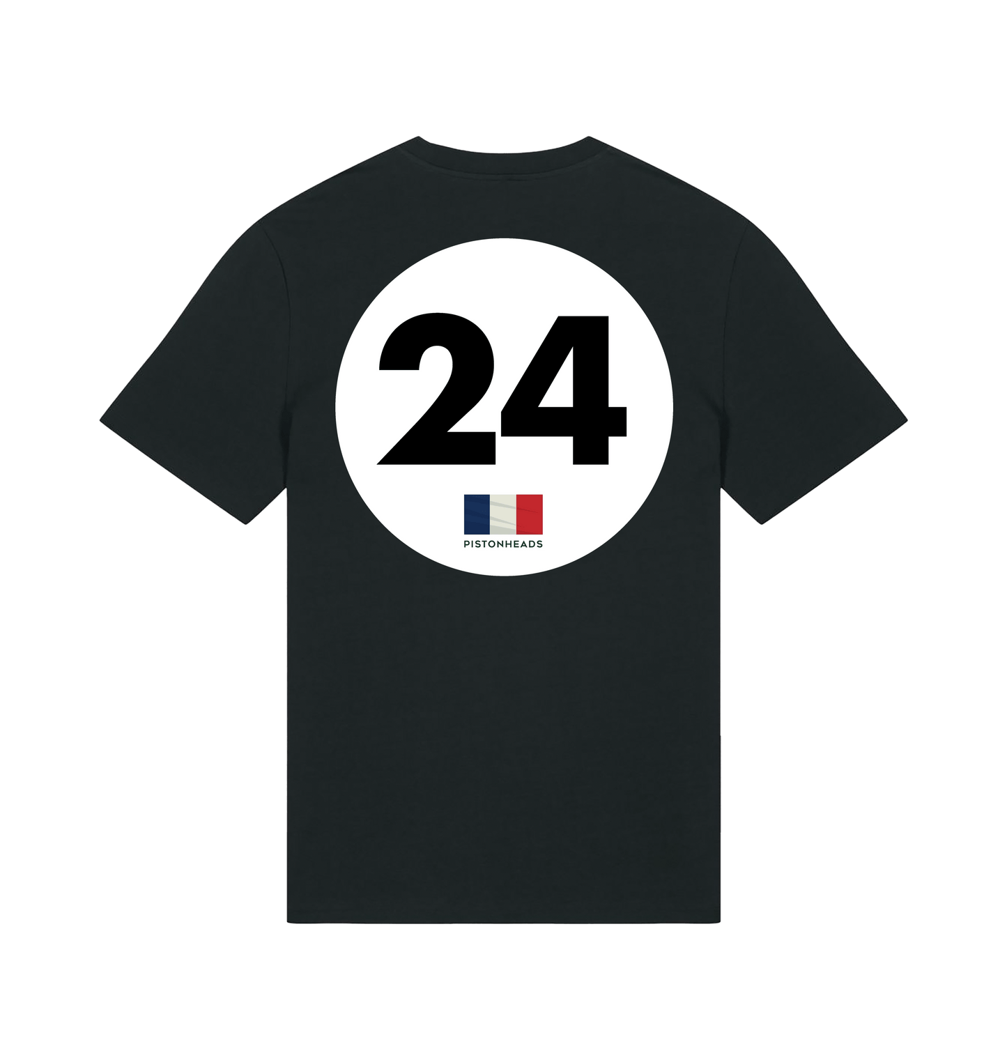 Black Printed T-shirt Back