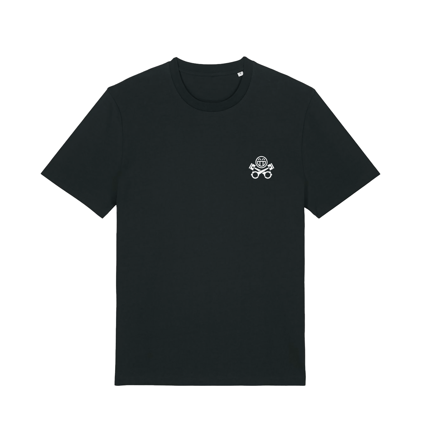 Black Printed T-shirt Front
