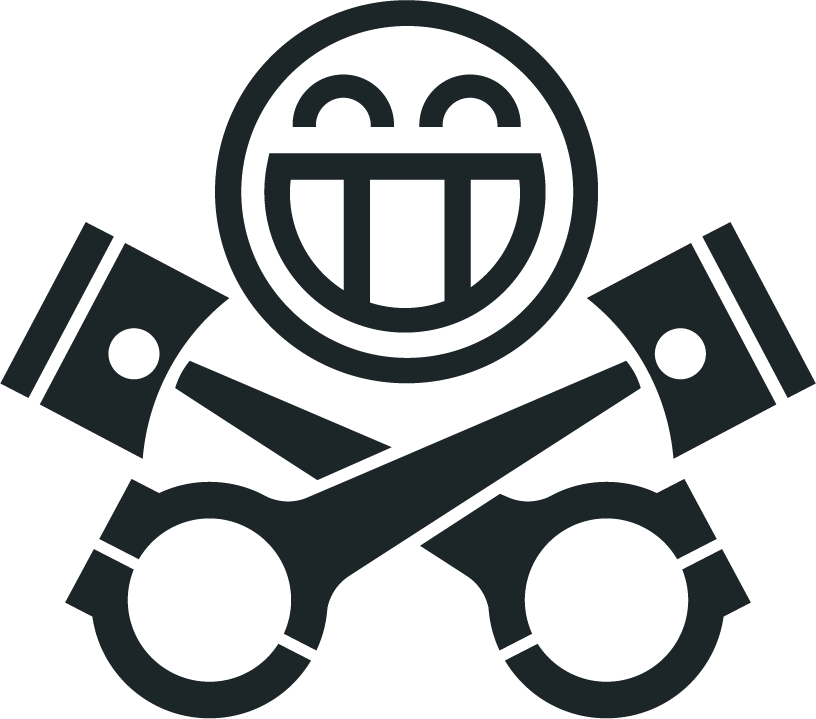 Black Sticker Front