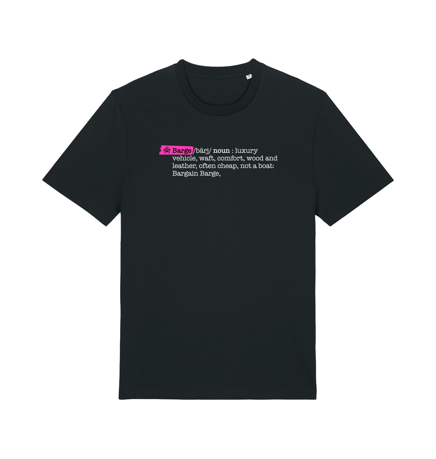 Black Printed T-shirt Front