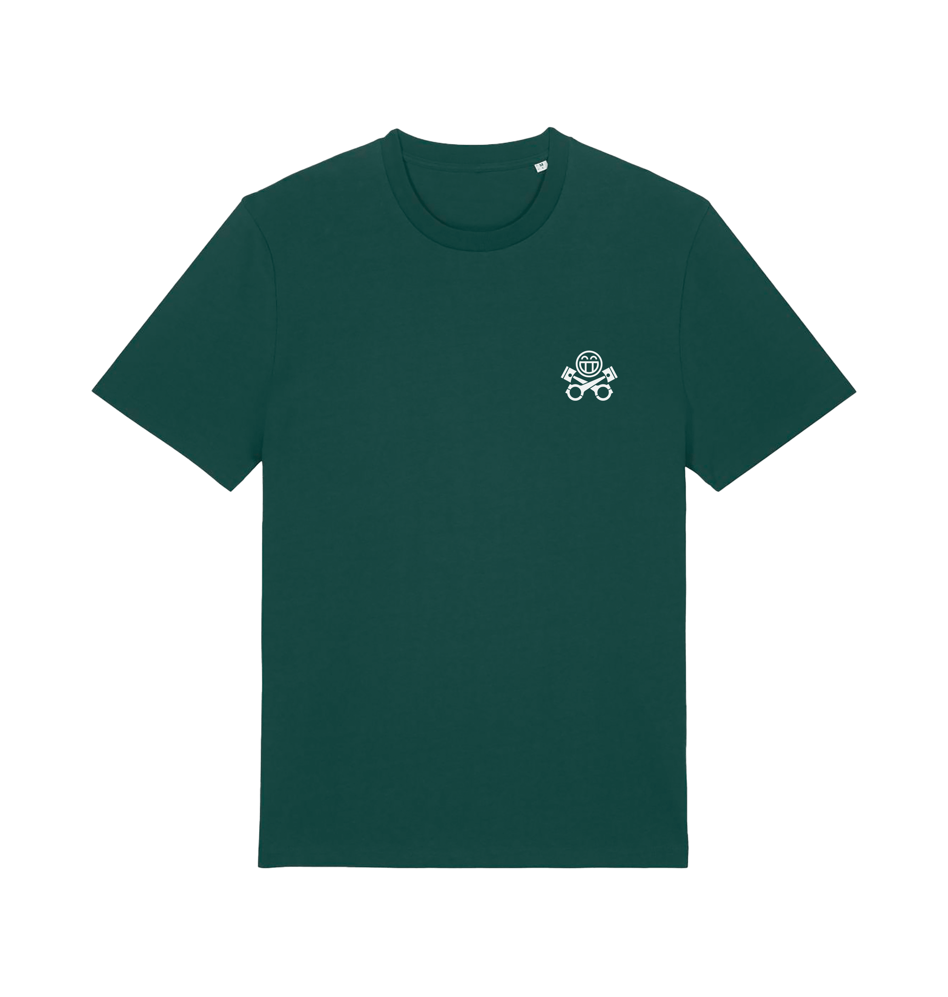 Glazed Green Printed T-shirt Front