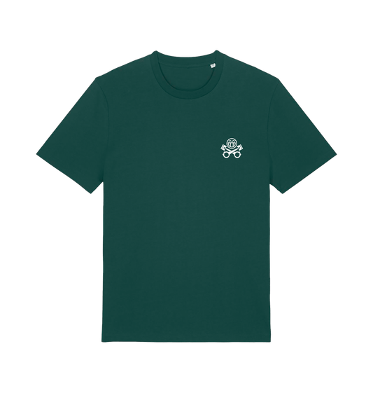 Glazed Green Printed T-shirt Front