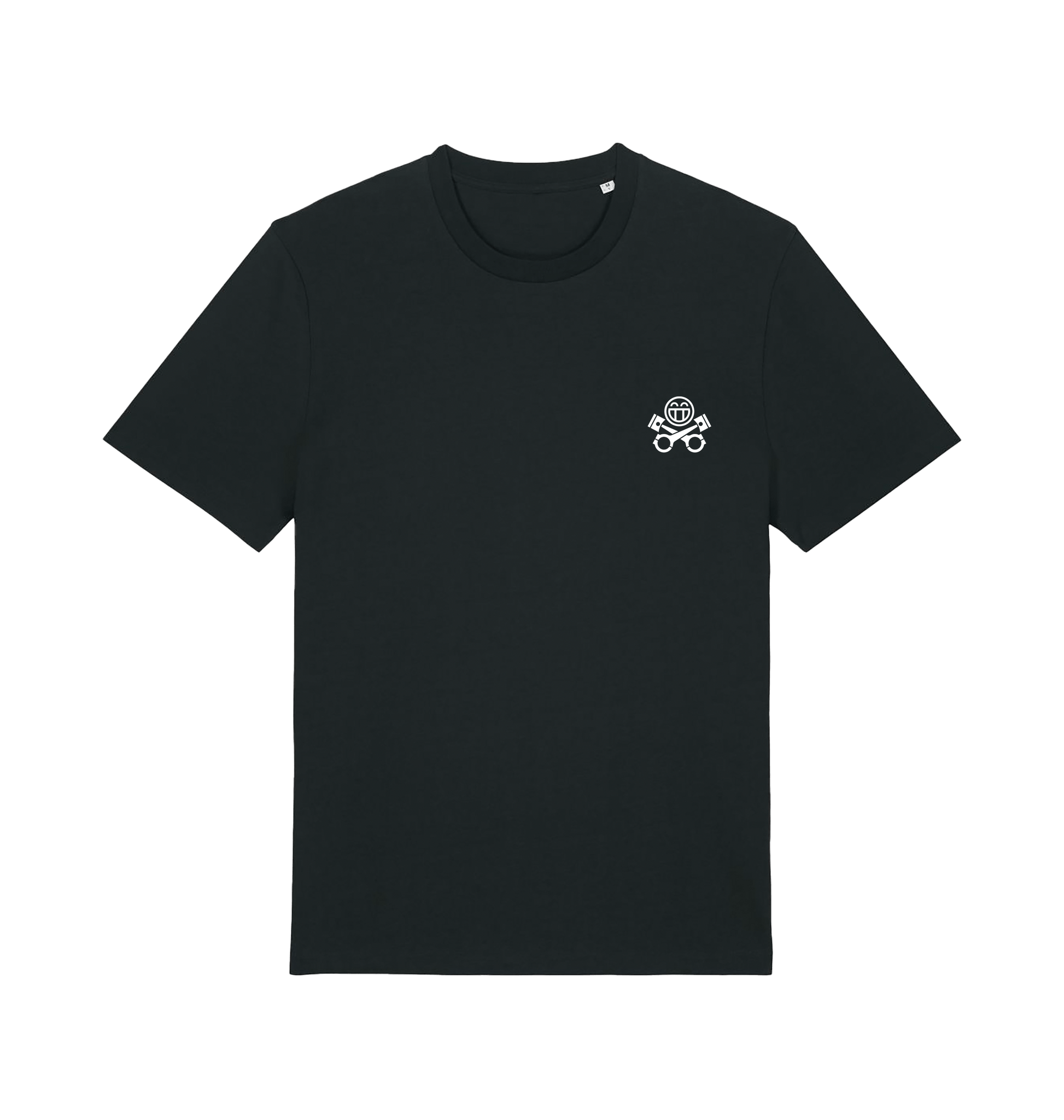 Black Printed T-shirt Front
