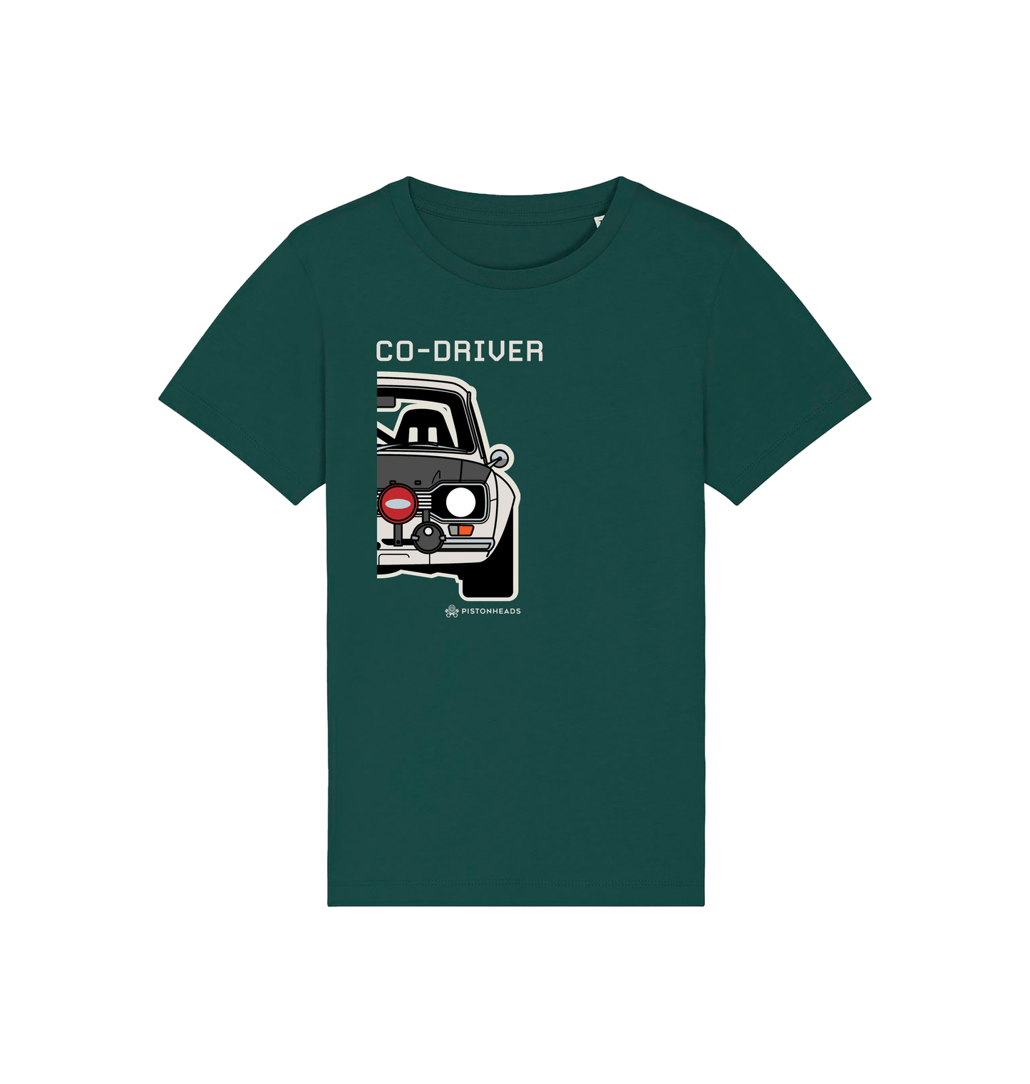 Glazed Green Printed Kids T-Shirt Front