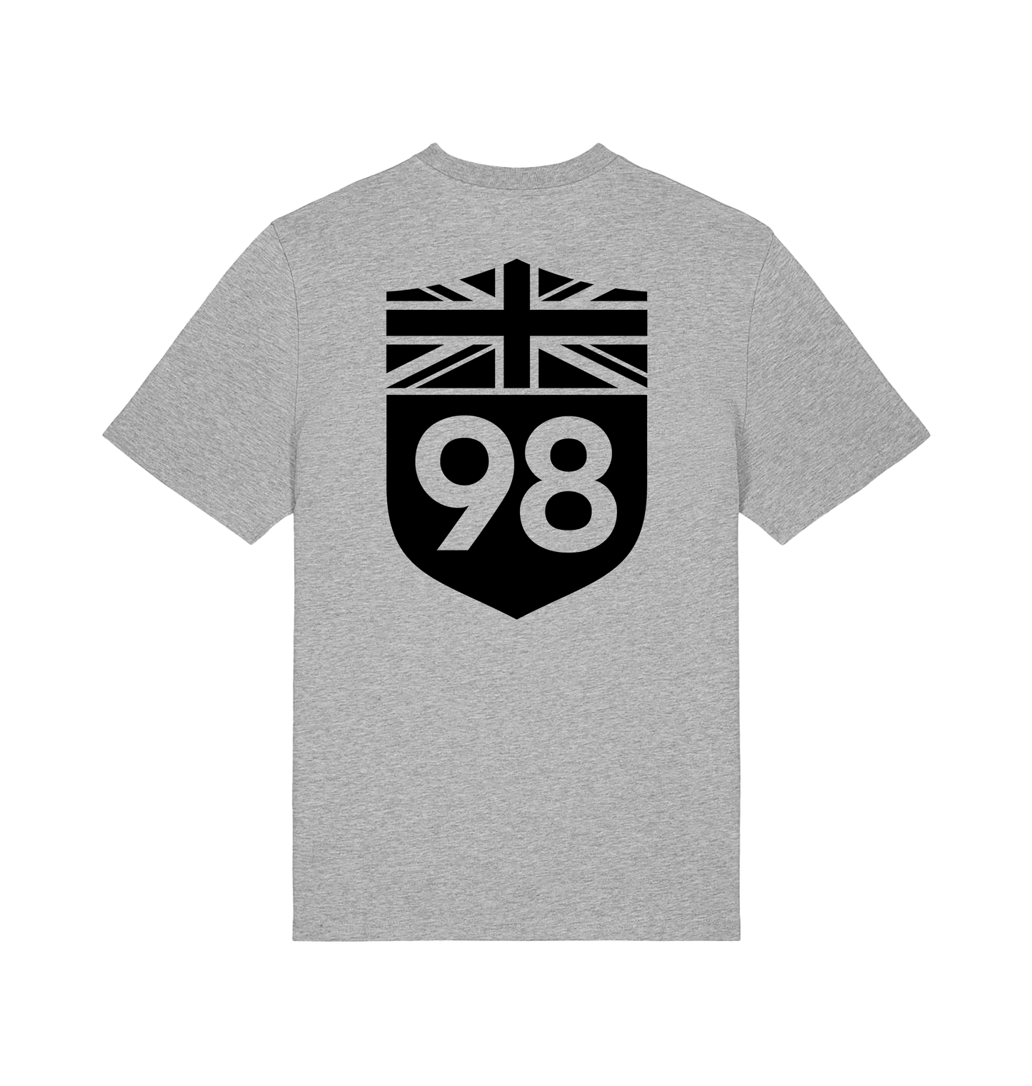 Heather Grey Printed T-shirt Back