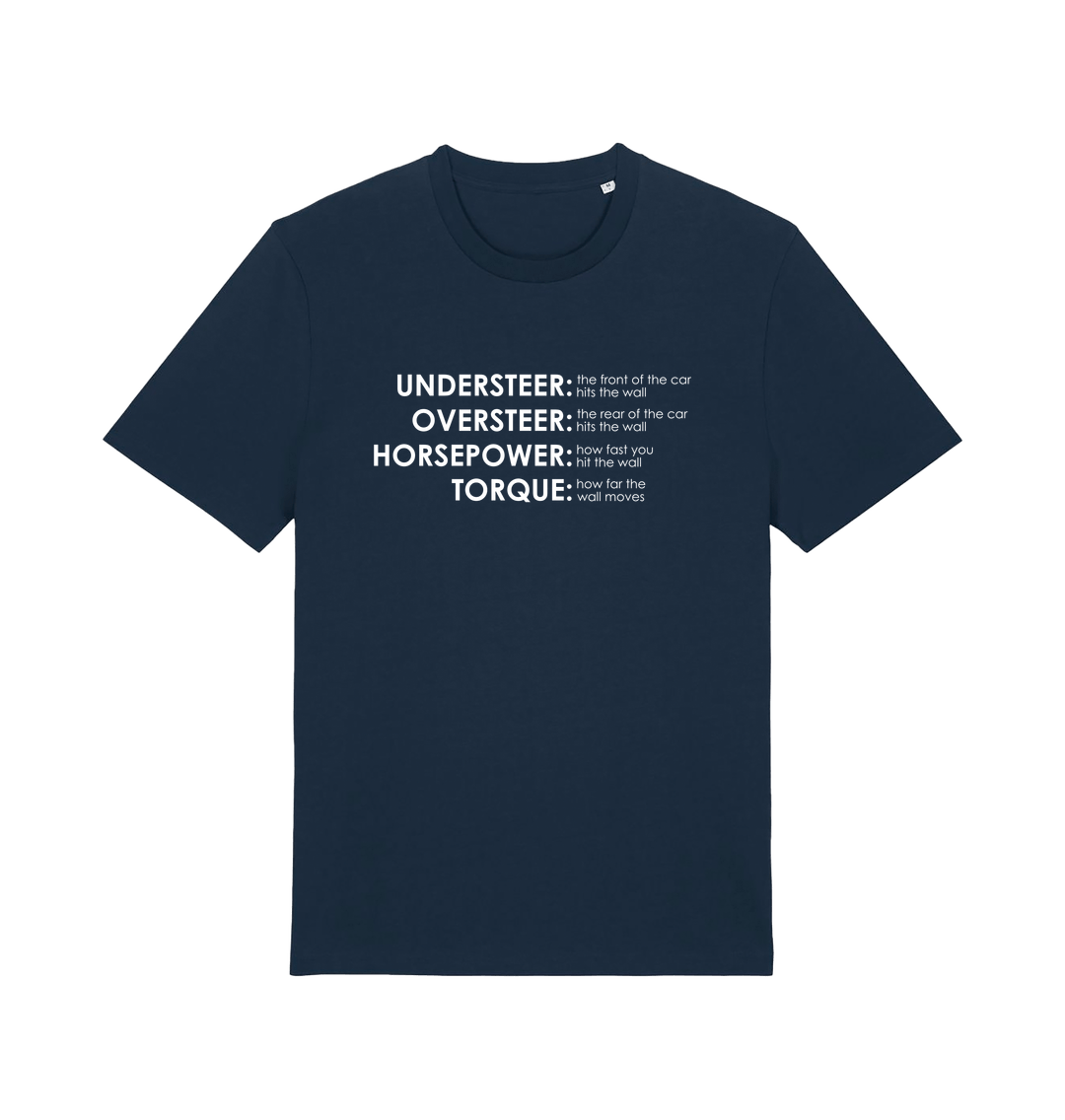 French Navy Printed T-shirt Front