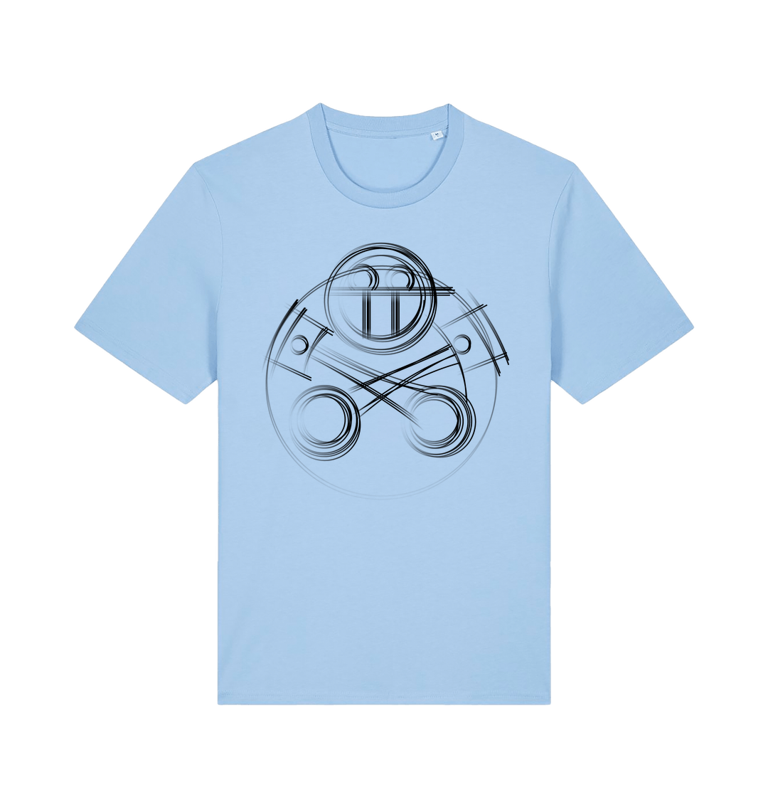 Blue Soul Printed T-shirt Front