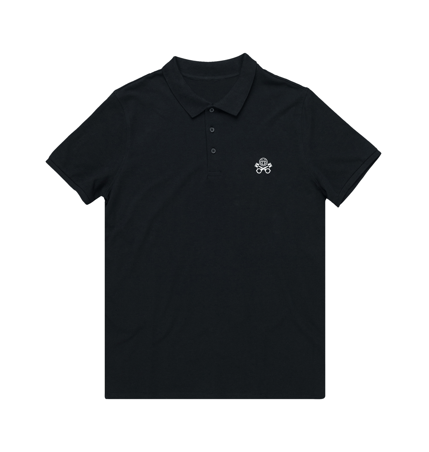 Black Polo Shirt Front