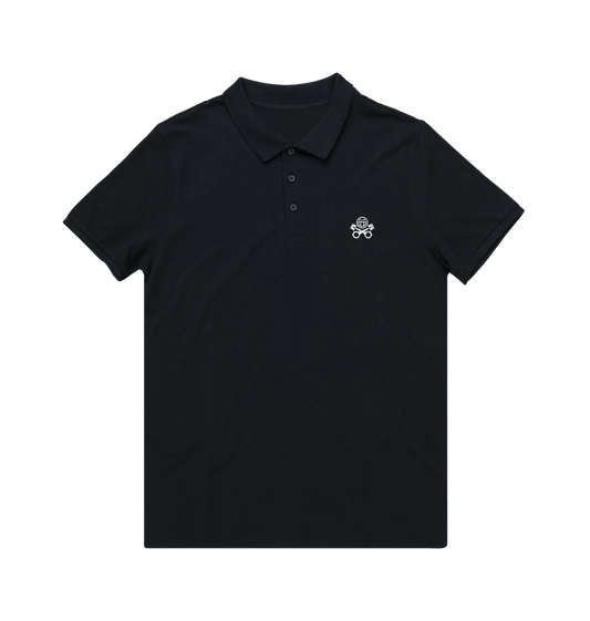 Black Polo Shirt Front