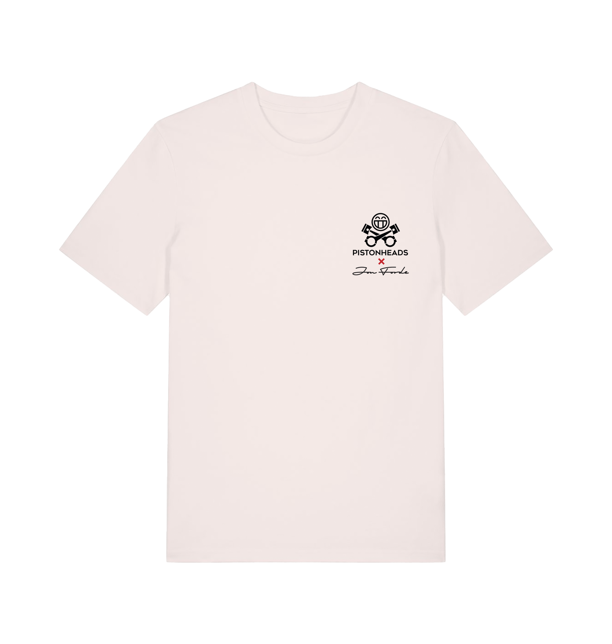 Vintage White Printed T-shirt Front