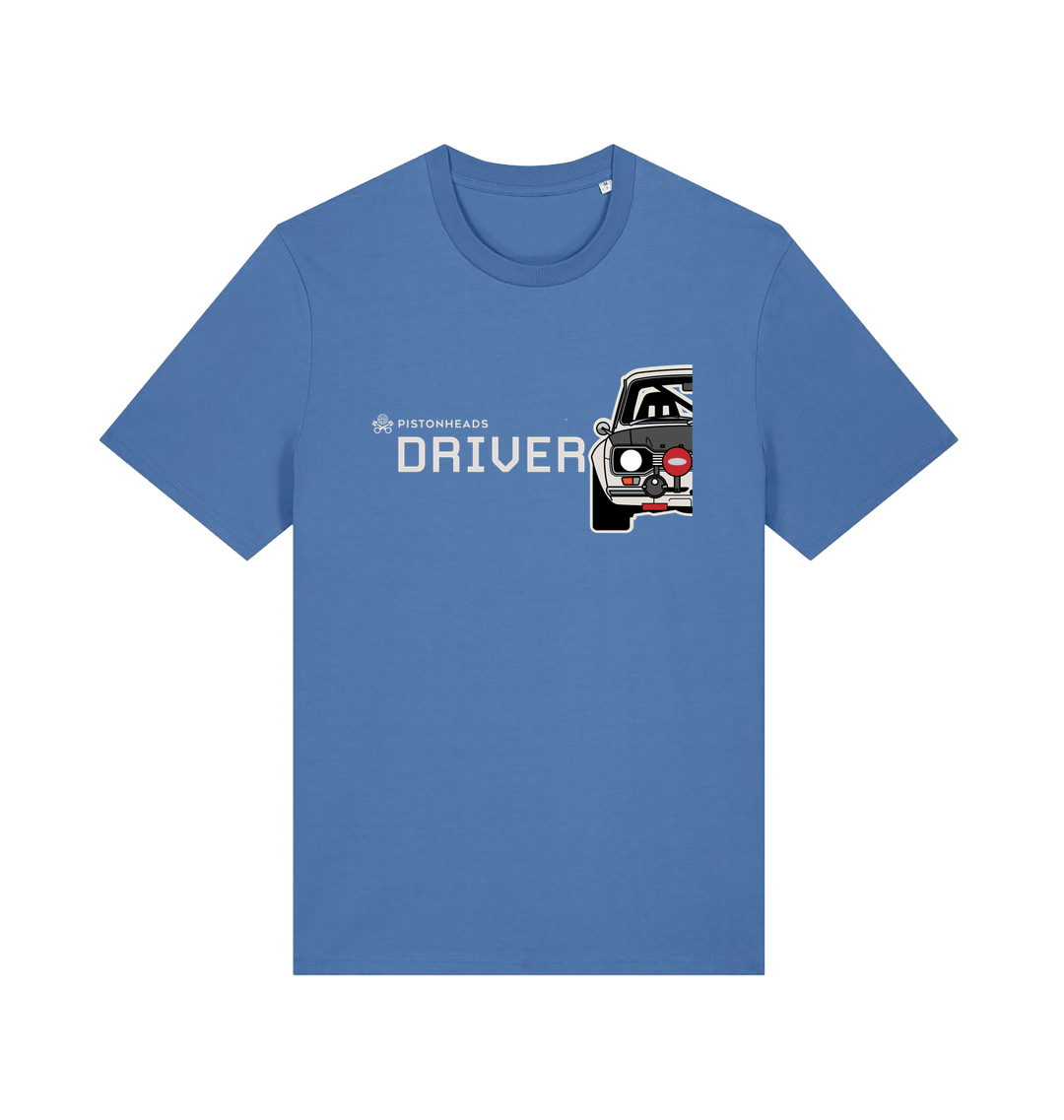 Bright Blue Printed T-shirt Front