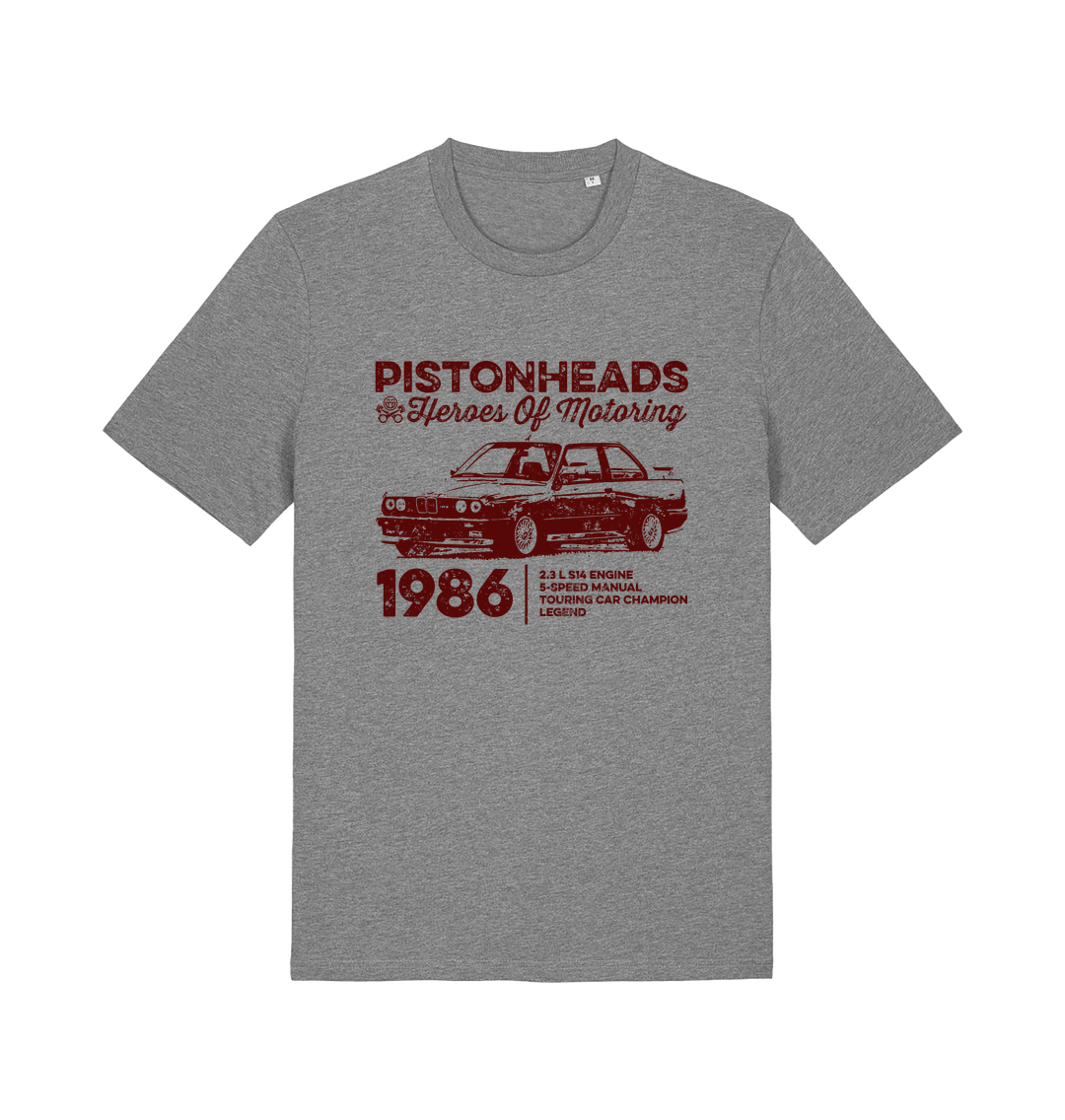 Mid Heather Grey Printed T-shirt Front