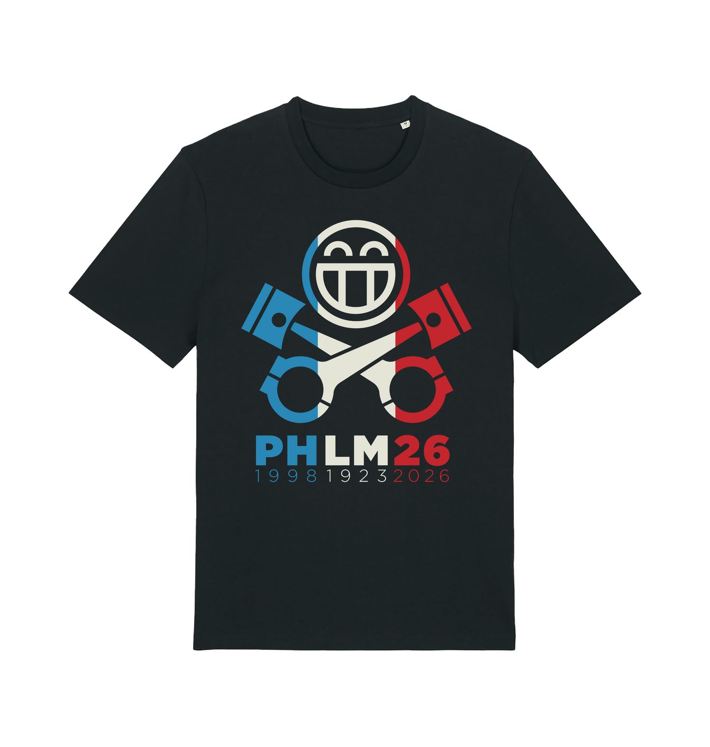 Black Printed T-shirt Front