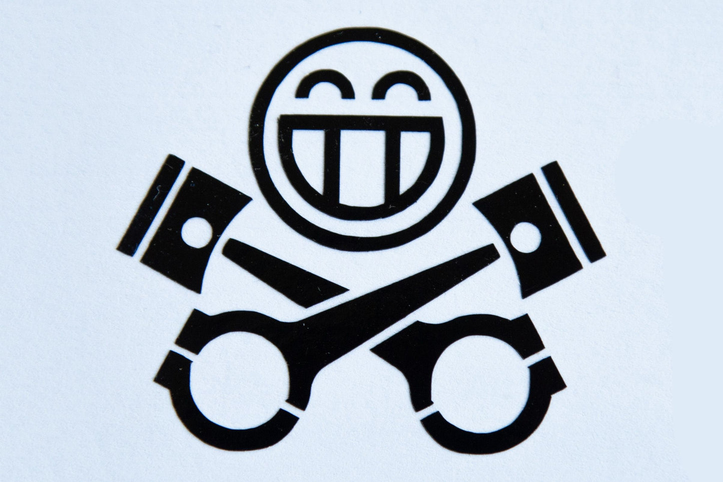 Black Sticker Front