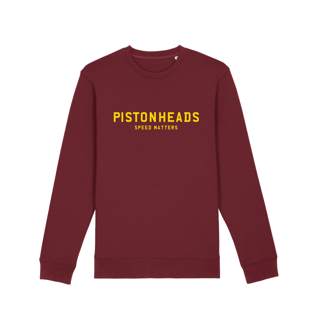 Burgundy Printed Sweater Front