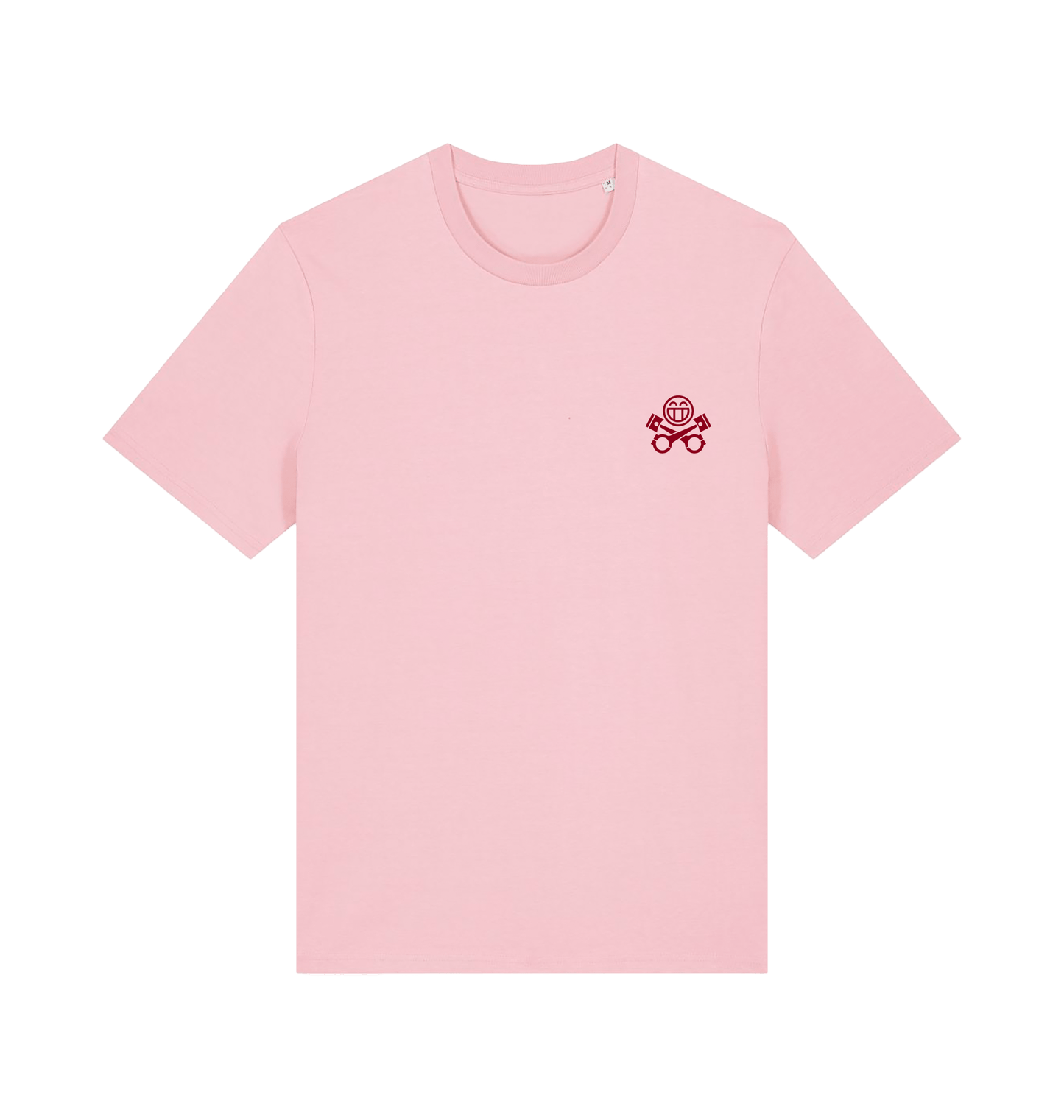 Cotton Pink Printed T-shirt Front