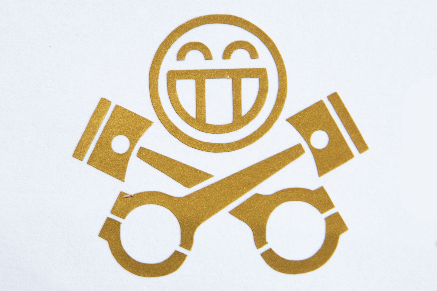 Gold Sticker Front