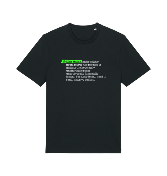Black Printed T-shirt Front