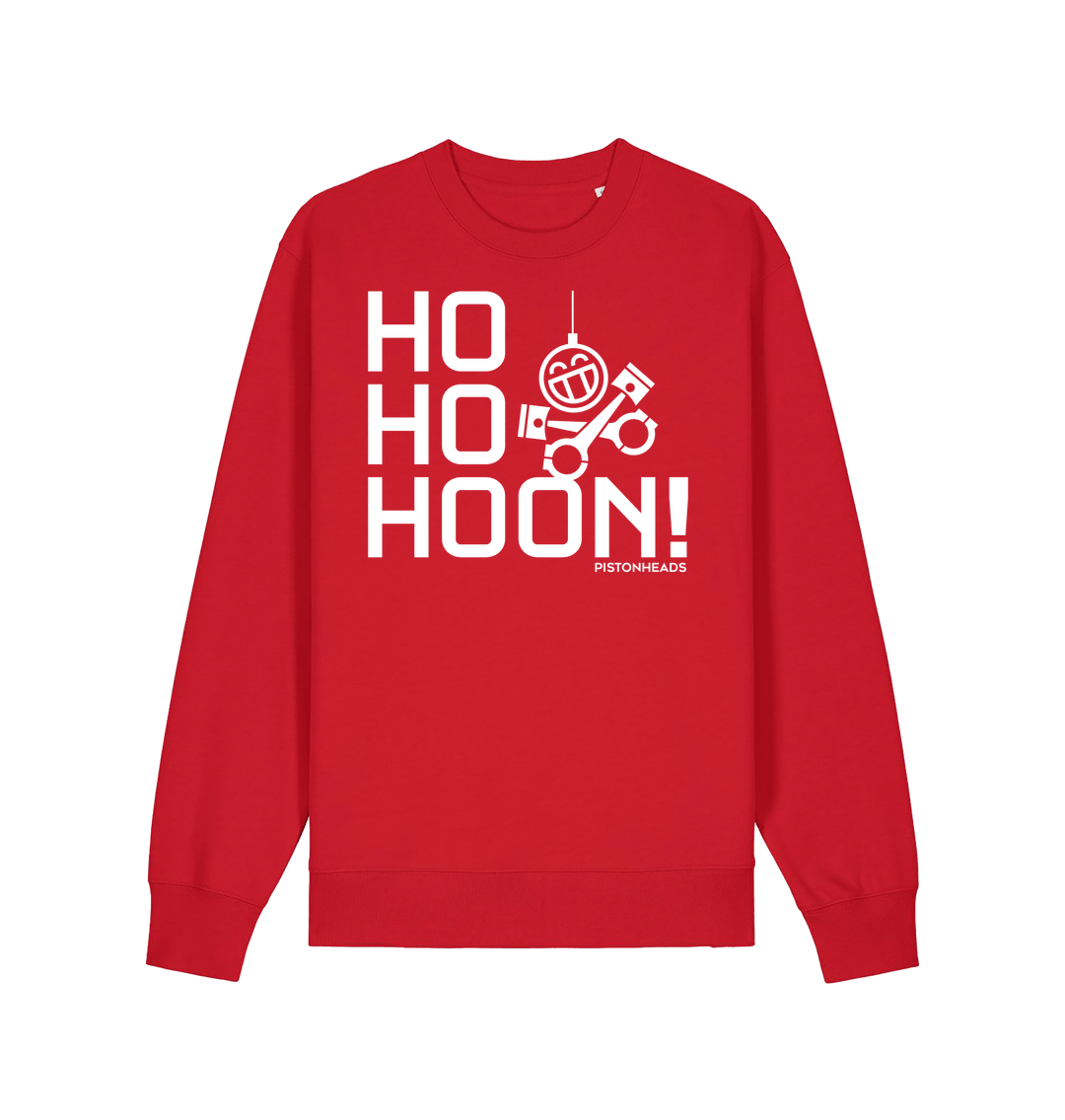 Red Printed Sweater Front