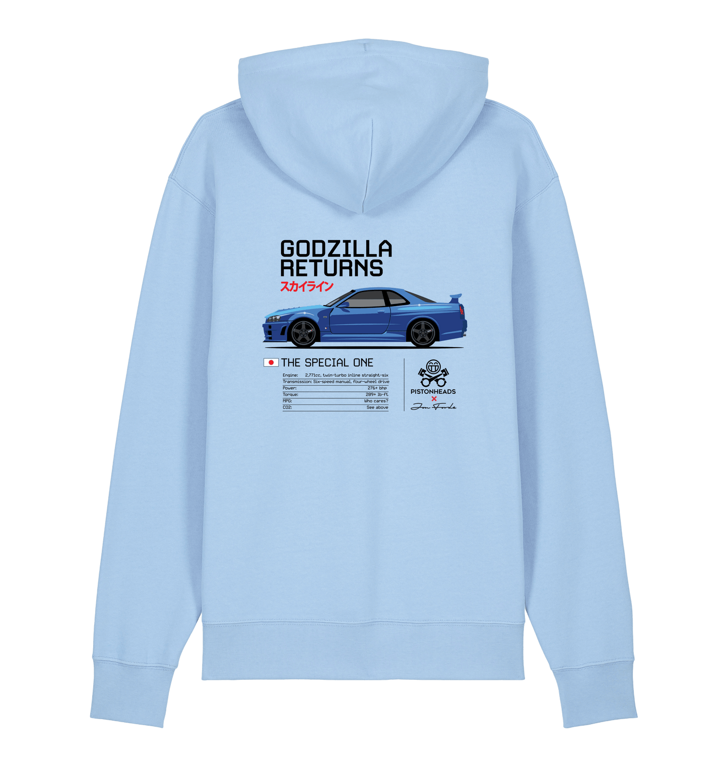Blue Soul Printed Sweater Back