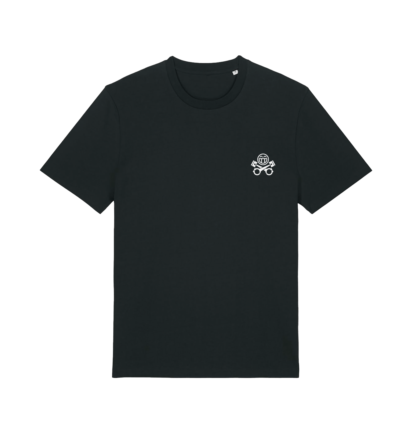 Black Printed T-shirt Front