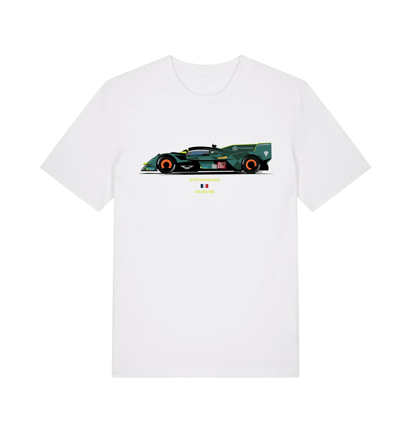White Printed T-shirt Front