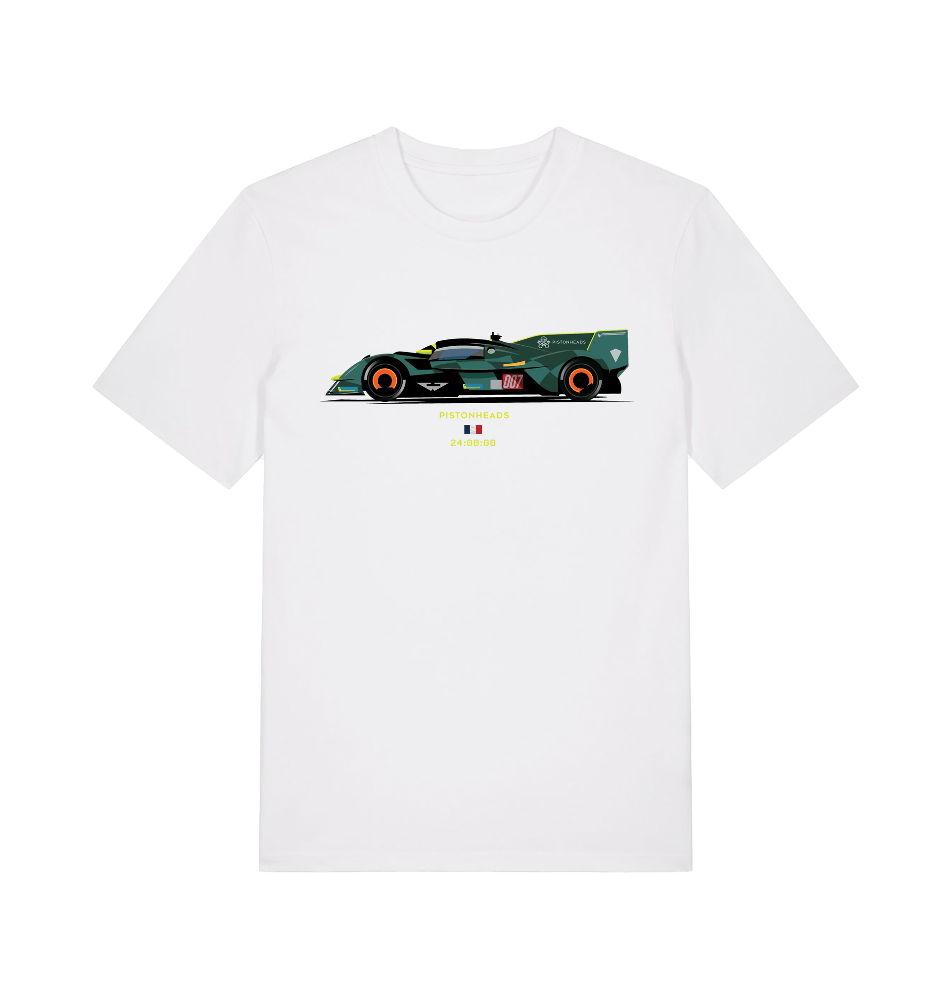White Printed T-shirt Front