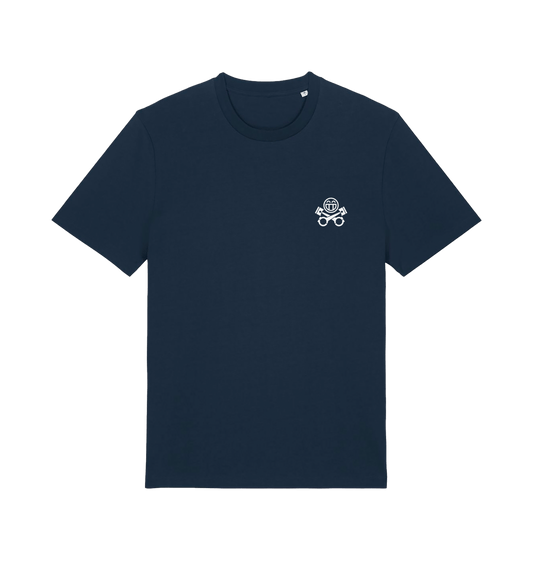 French Navy Printed T-shirt Front