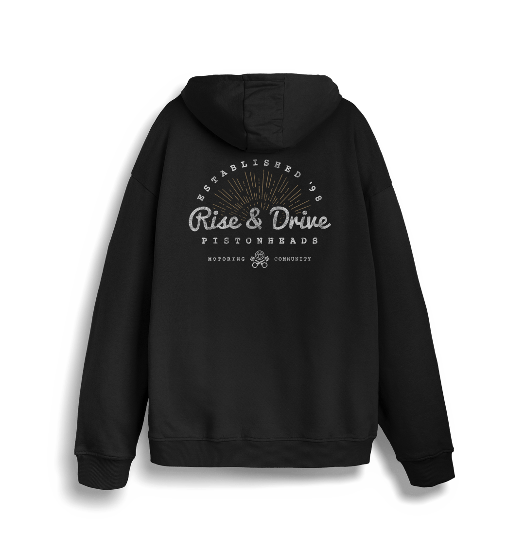 Black Printed Sweater Back