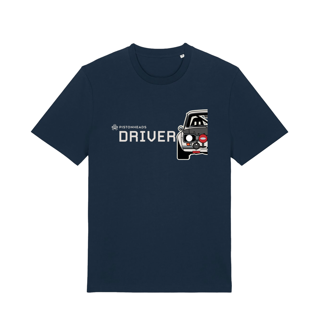 French Navy Printed T-shirt Front