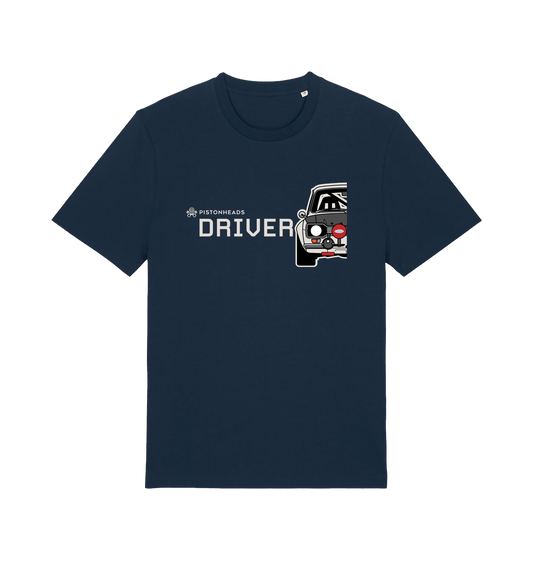 French Navy Printed T-shirt Front