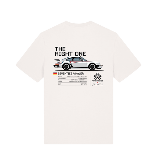 Off White Printed T-shirt Back