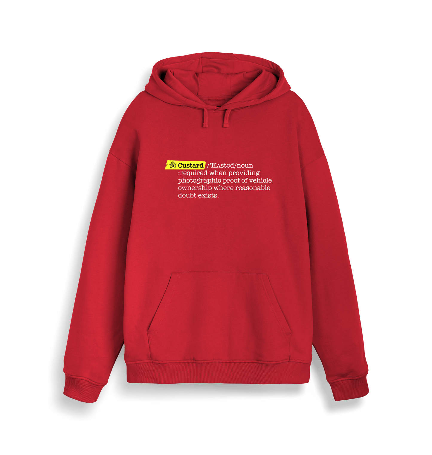 Red Printed Sweater Front