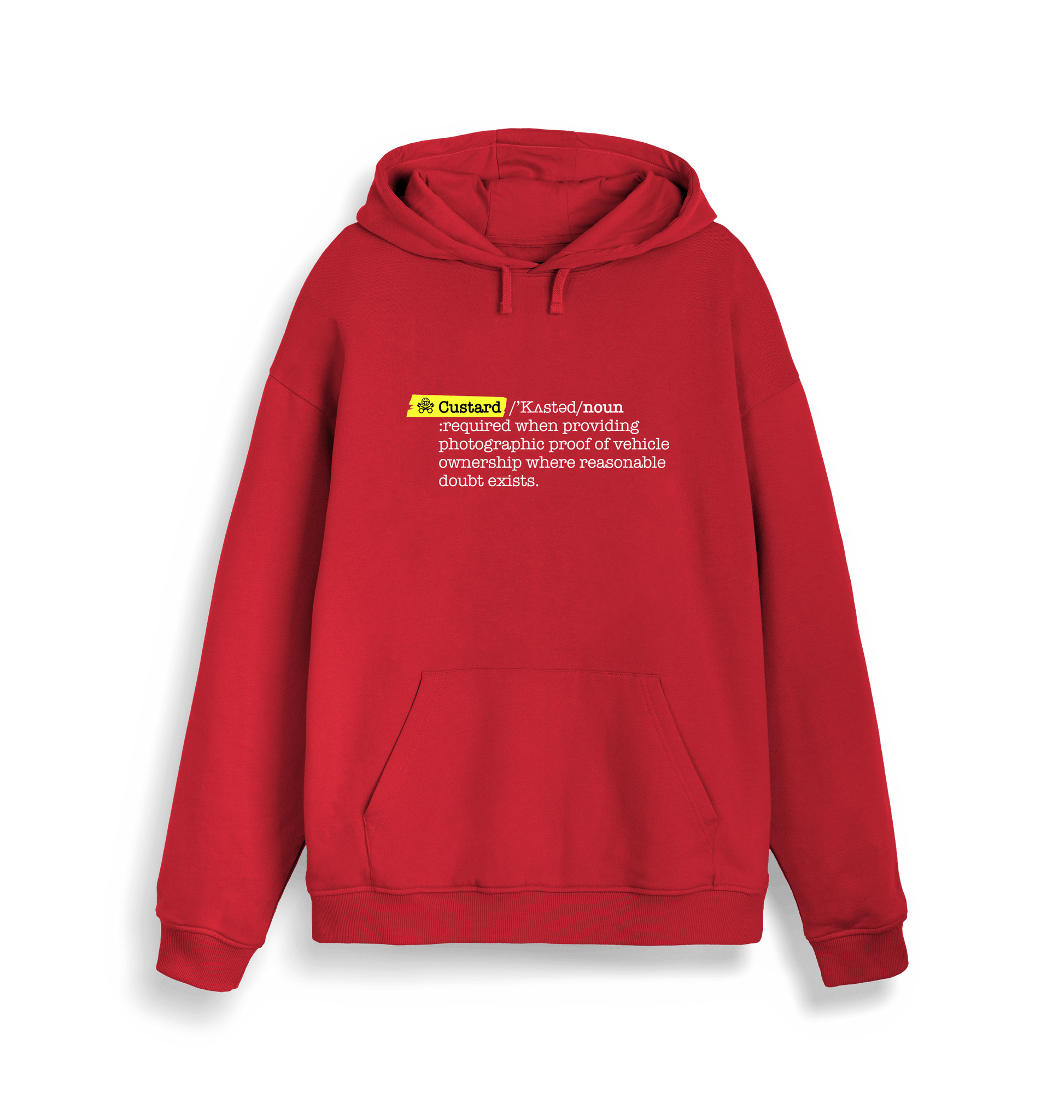 Red Printed Sweater Front