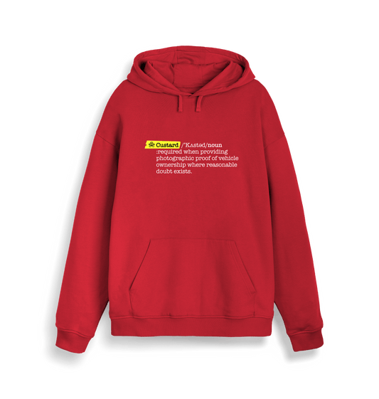 Red Printed Sweater Front