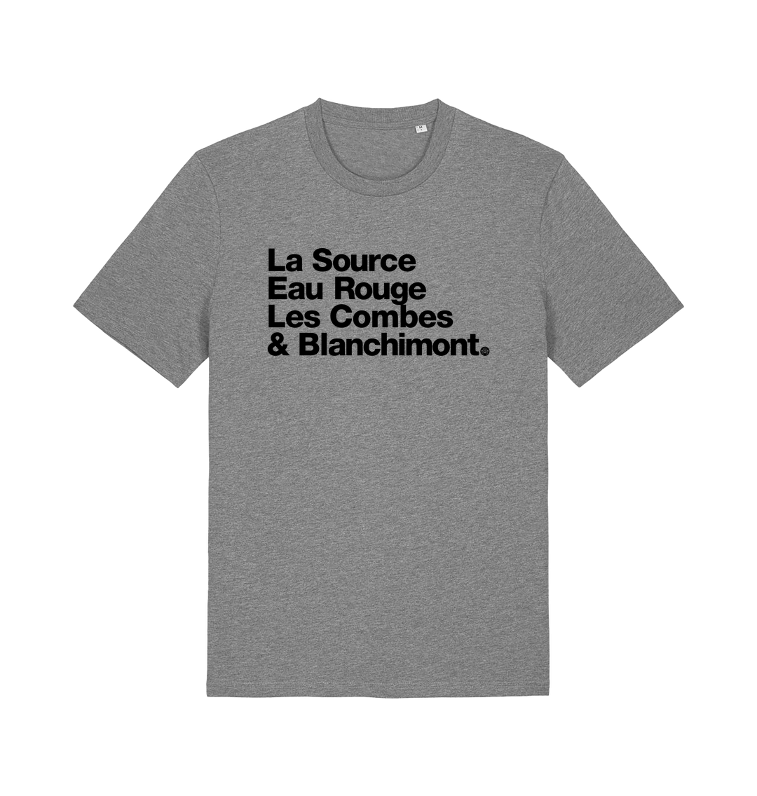 Mid Heather Grey Printed T-shirt Front