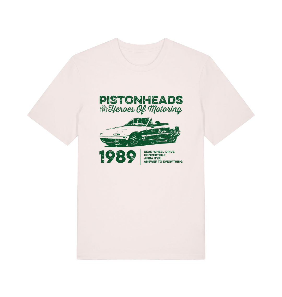Vintage White Printed T-shirt Front