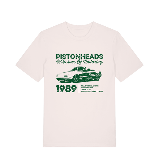 Vintage White Printed T-shirt Front