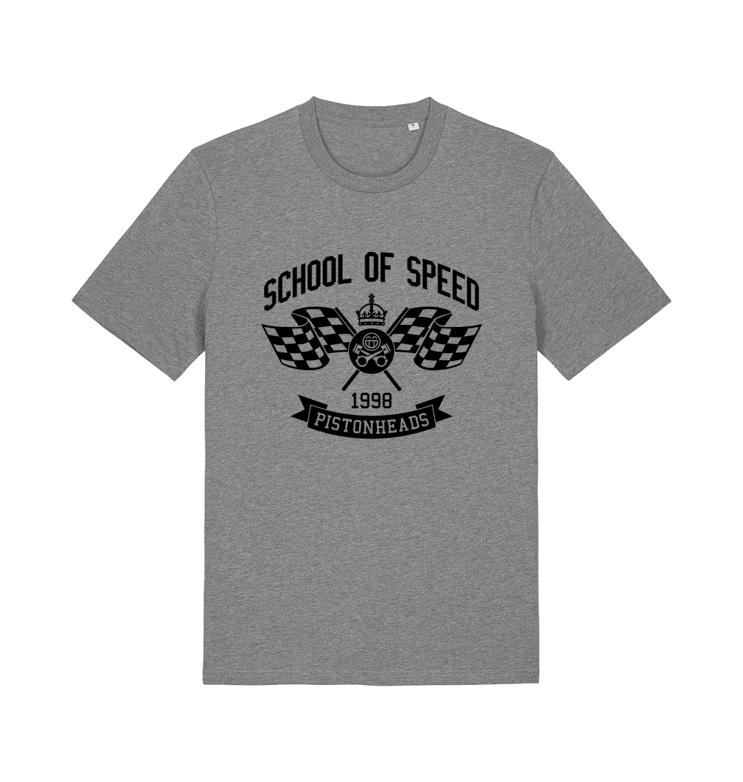 Mid Heather Grey Printed T-shirt Front
