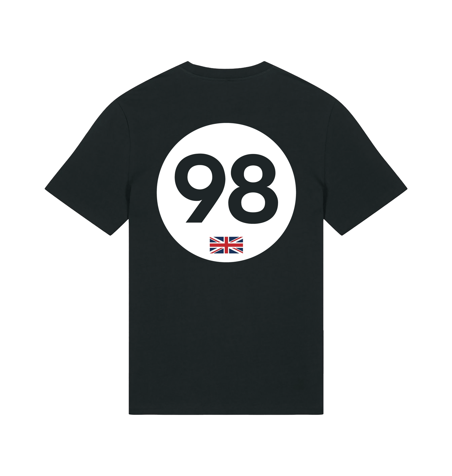 Black Printed T-shirt Back
