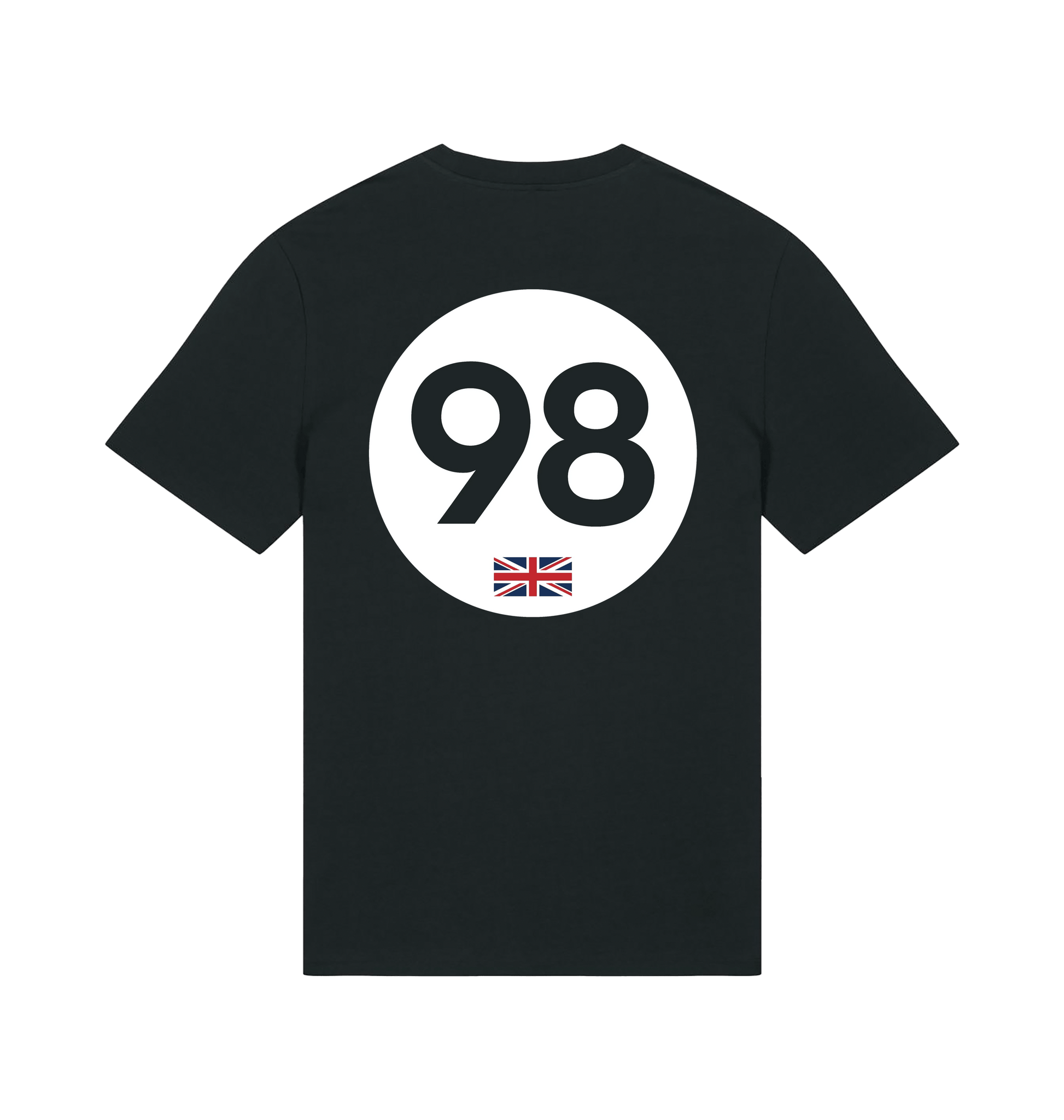 Black Printed T-shirt Back