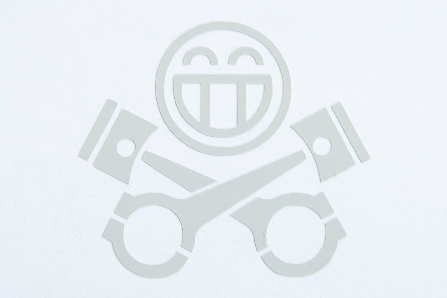 Silver Sticker Front