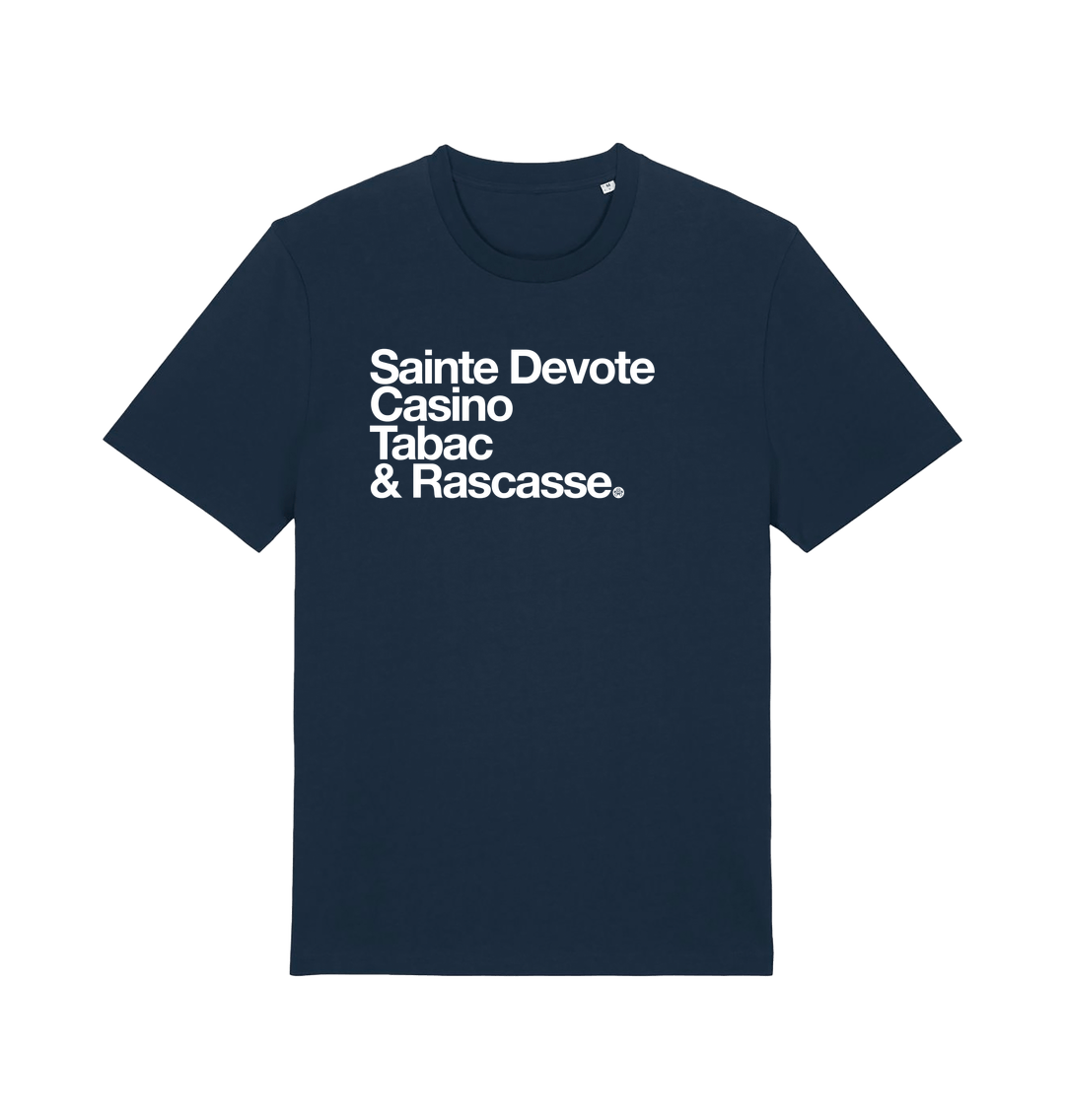 French Navy Printed T-shirt Front