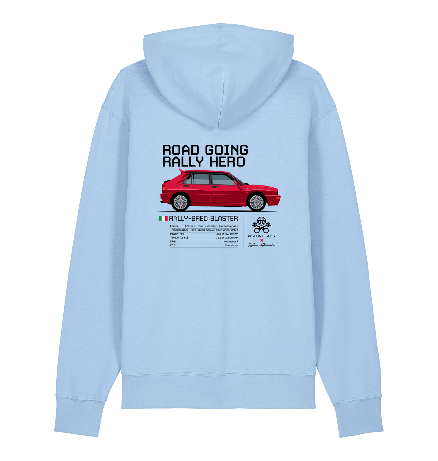 Blue Soul Printed Sweater Back
