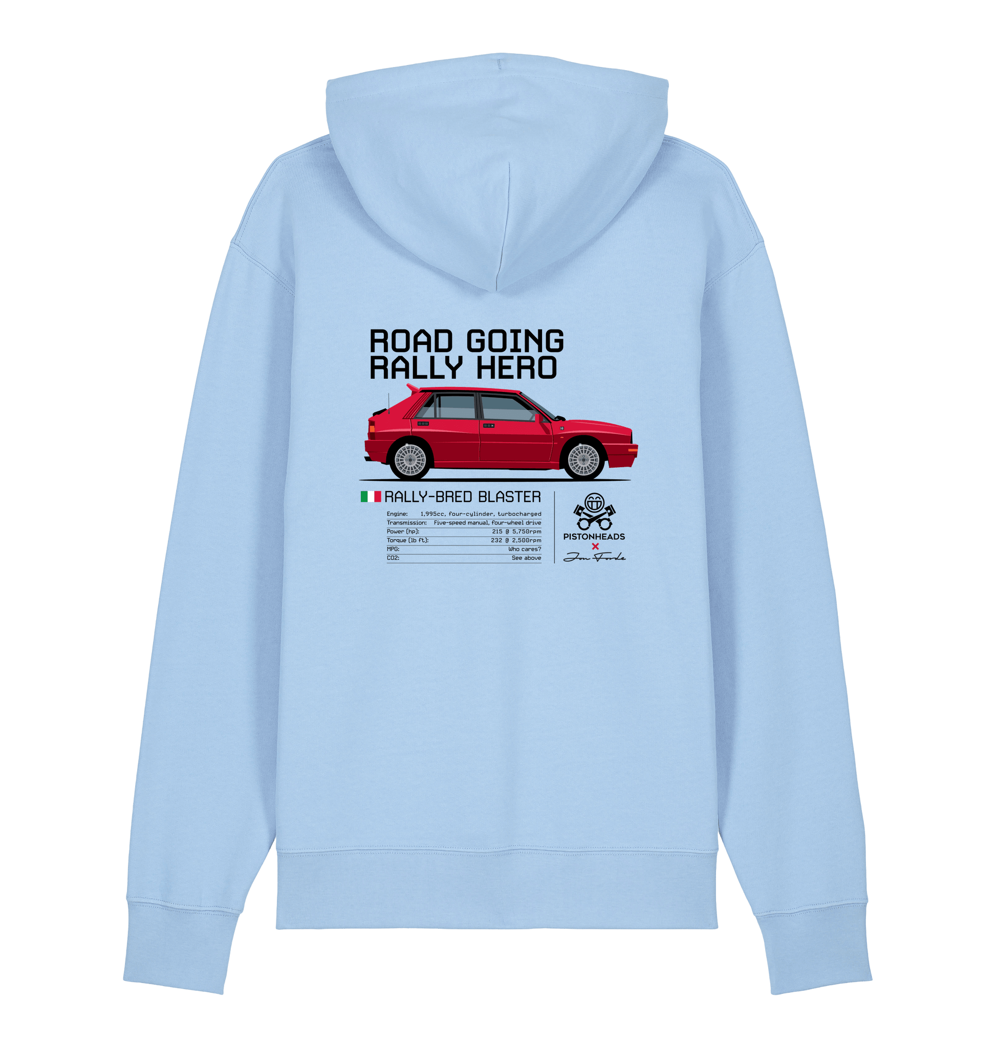 Blue Soul Printed Sweater Back