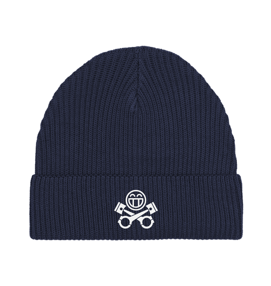 Navy Beanie Front