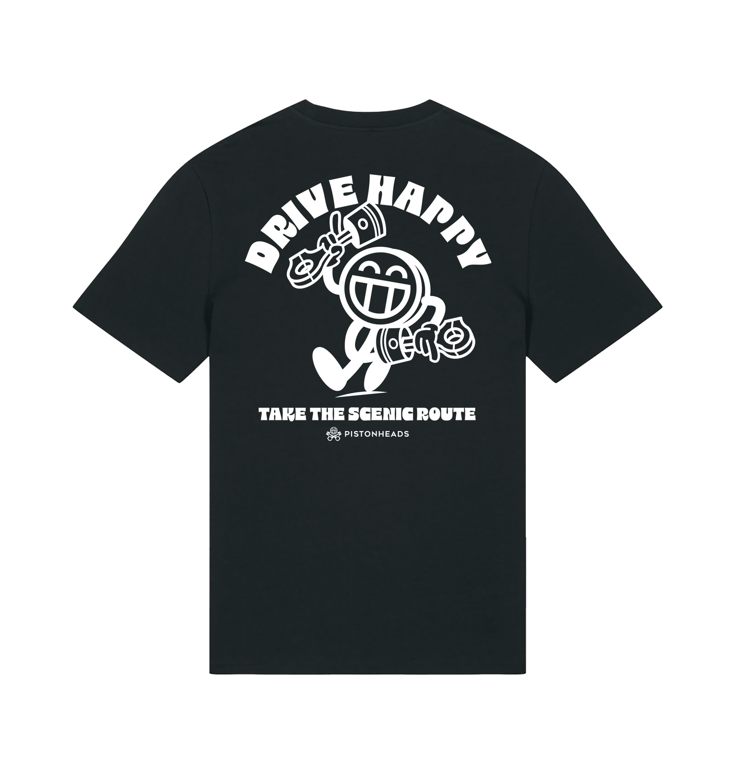 Black Printed T-shirt Back