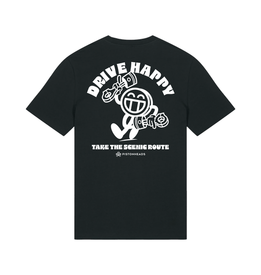 Black Printed T-shirt Back
